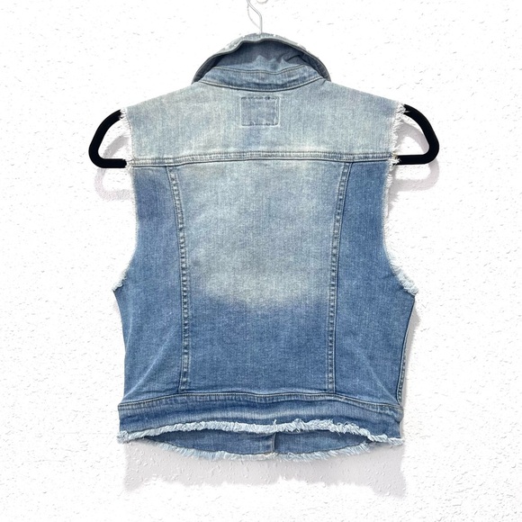 Just USA Authentic Denim vest embellished S - Picture 4 of 8